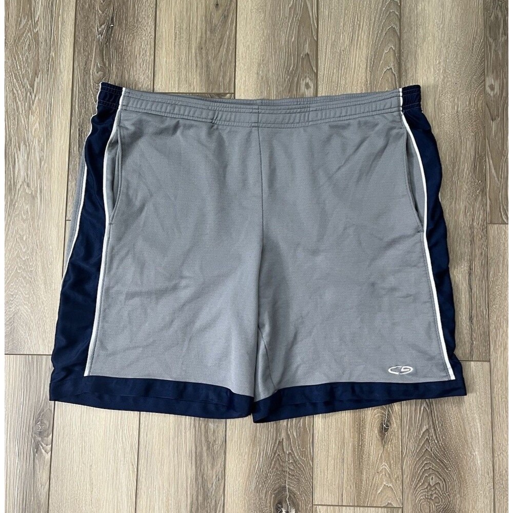 C9 By Champion Gray/Blue Athletic Shorts Mens Sz Large